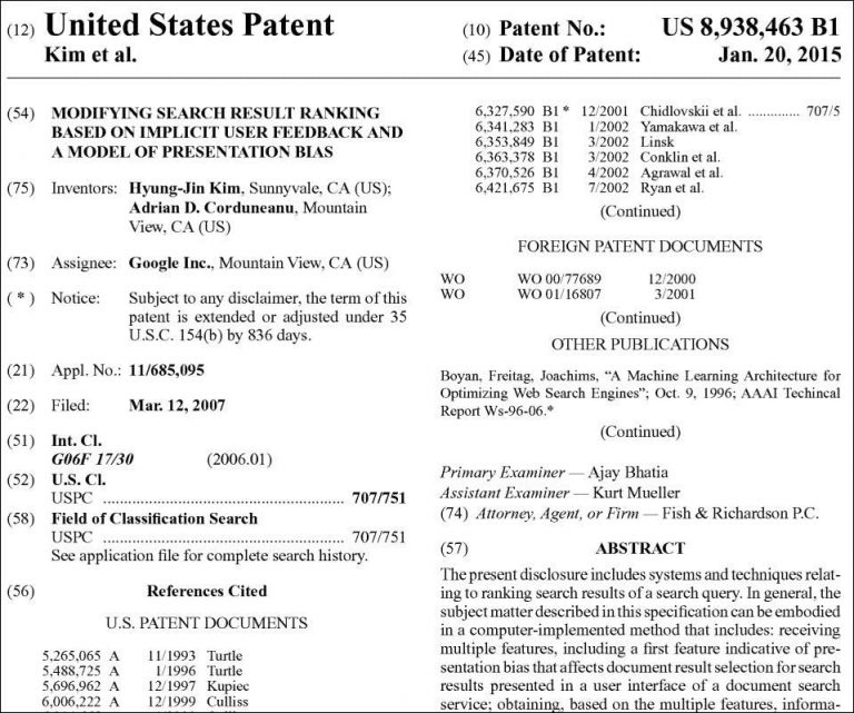 Google เผย CTR หลักที่เป็นปัจจัยในการจัดอันดับ