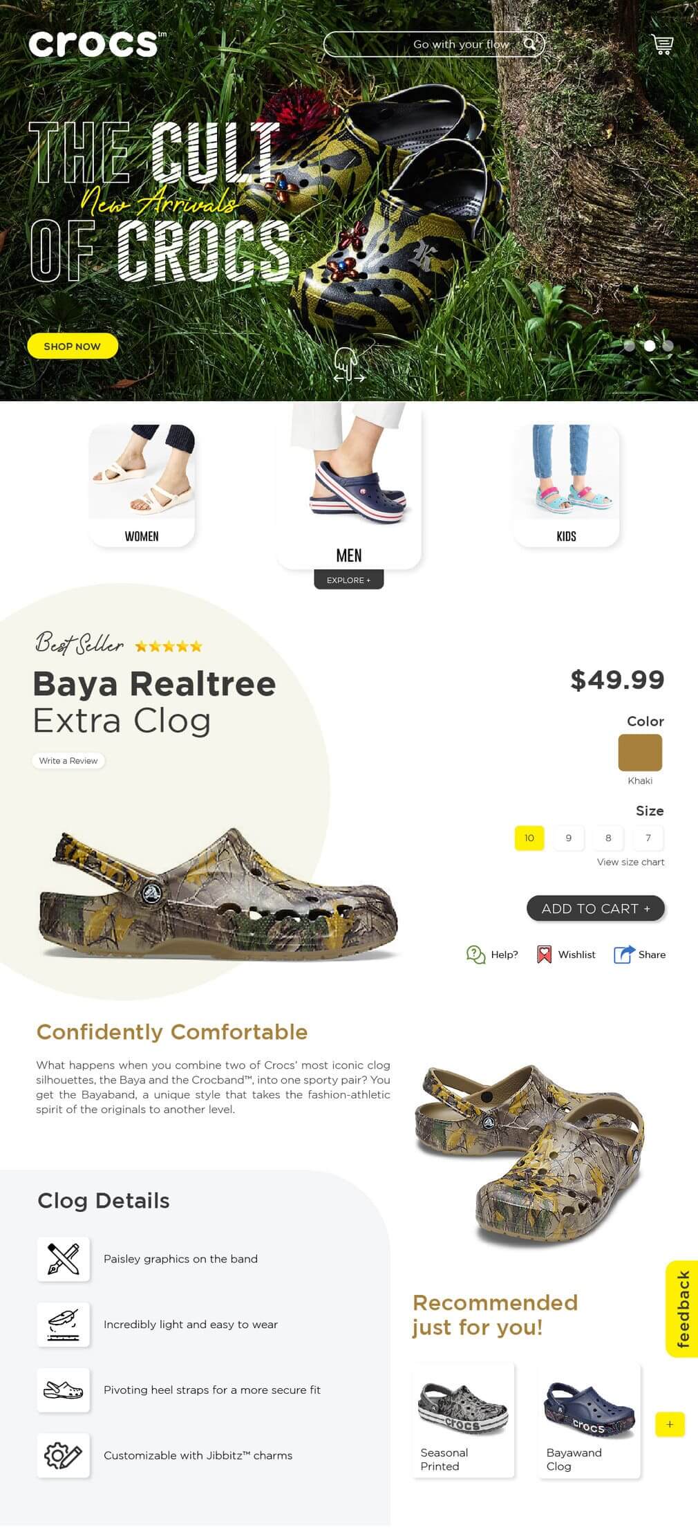 official crocs website released