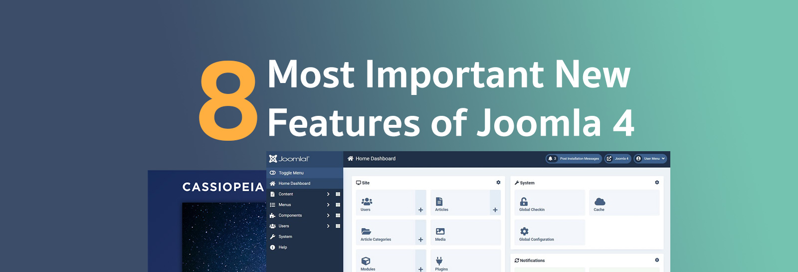 8 คุณสมบัติใหม่ที่น่าตื่นเต้นที่สุดของ Joomla 4